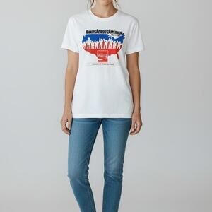 Vintage 1986 Hands Across America CocaCola TShirt Size L